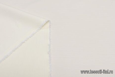 Костюмная (о) молочная полоска - итальянские ткани Тессутидея арт. 05-4182
