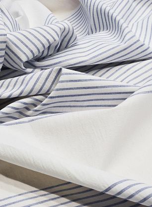 Сорочечная полоска (н) сине-белая - в интернет-магазине тканей Тессутидея арт. 01-4743