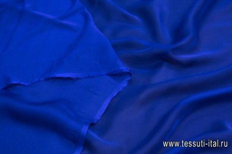 Шифон (о) васильковый - итальянские ткани Тессутидея арт. 10-1148
