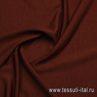 Футер шерсть 2х нитка (о) красно-коричневый - итальянские ткани Тессутидея арт. 15-1114
