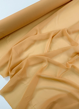 Шифон (о) песочный - в интернет-магазине тканей Тессутидея арт. 10-4895