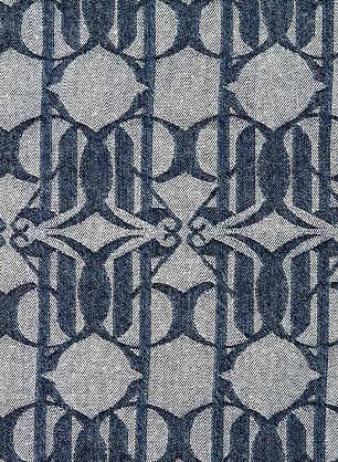 Джинса стрейч (н) сине-серый орнамент - в интернет-магазине тканей Тессутидея арт. 01-7813