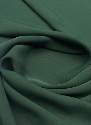 Плательная кади (о) зеленая - в интернет-магазине тканей Тессутидея арт. 03-4742