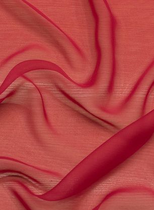 Шифон (о) красно-бордовый - в интернет-магазине тканей Тессутидея арт. 10-2805