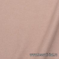 Пальтовая двухслойная (о) бежево-розовая - итальянские ткани Тессутидея арт. 09-1946