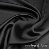 Плательная вискоза (о) черная - итальянские ткани Тессутидея арт. 04-1640