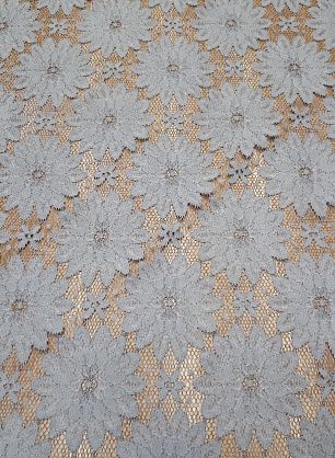 Кружевное полотно (о) светло-серо-бежевое - в интернет-магазине тканей Тессутидея арт. 03-5497