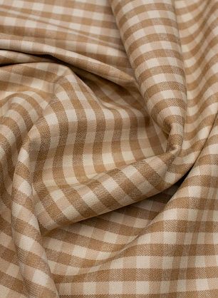 Костюмная стрейч 310г/м (н) бежевая клетка - в интернет-магазине тканей Тессутидея арт. 05-4514