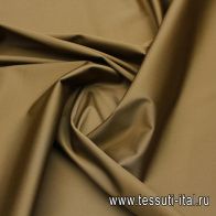 Хлопок стрейч (о) светло-коричневый - итальянские ткани Тессутидея арт. 01-7485