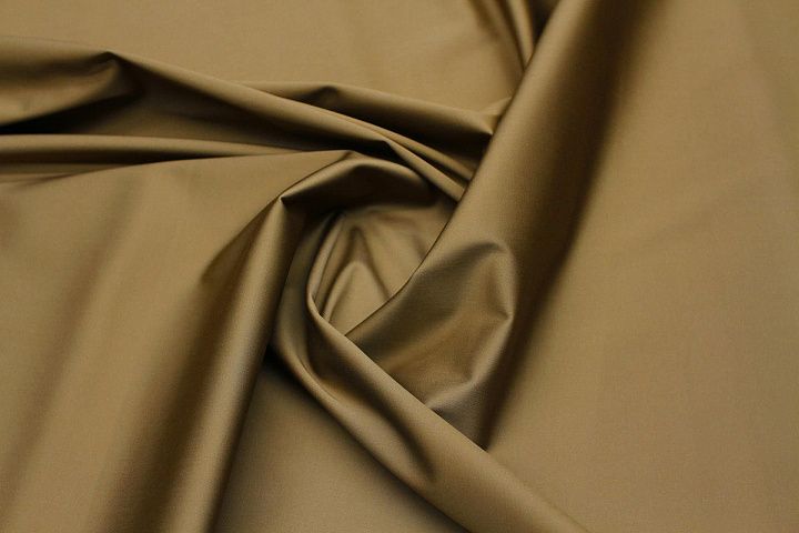 Хлопок стрейч (о) светло-коричневый - итальянские ткани Тессутидея арт. 01-7485