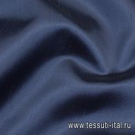 Шелк шантунг (о) синий - итальянские ткани Тессутидея арт. 10-2086