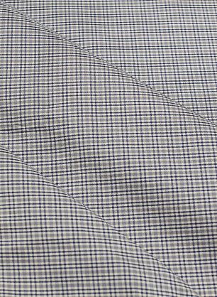 Тафта шелк (н) бело-голубая клетка - в интернет-магазине тканей Тессутидея арт. 10-4156