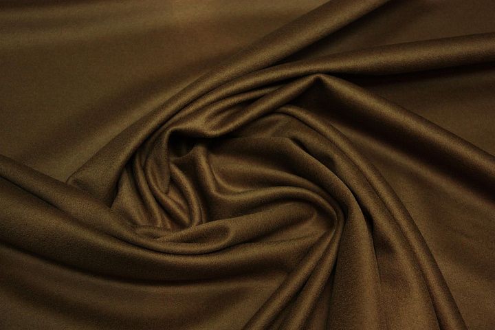 Пальтовая (о) темно-горчичная ш-160см - итальянские ткани Тессутидея арт. 09-1166