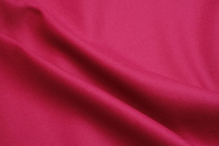Пальтовая дабл шерсть двухслойная (о) ярко-розовая - итальянские ткани Тессутидея арт. 09-2153