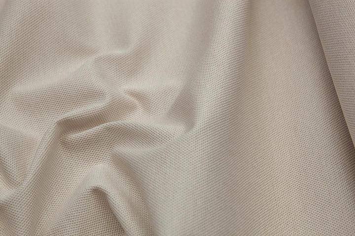 Трикотаж хлопок (о) бежевый - итальянские ткани Тессутидея арт. 12-0761