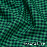 Сорочечная (н) сине-зеленая клетка - итальянские ткани Тессутидея арт. 01-6169