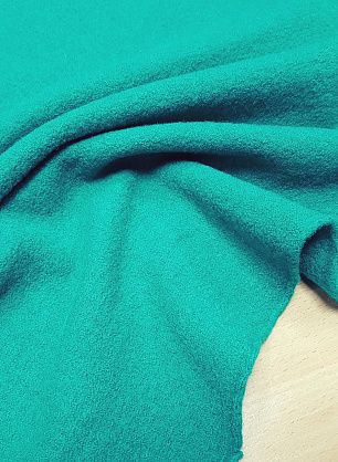 Трикотаж шерсть лоден водоотталкивающий (о) зеленый Piacenza - в интернет-магазине тканей Тессутидея арт. 15-0768