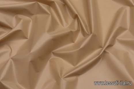 Плащевая (75 гр/м) с водоотталкивающим покрытием (о) бежевая - итальянские ткани Тессутидея арт. 11-0440