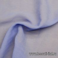 Шифон крэш двухслойный (о) голубой - итальянские ткани Тессутидея арт. 10-3578