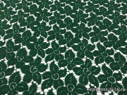 Кружево (о) зеленое Solstiss - итальянские ткани Тессутидея арт. 03-4794