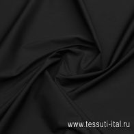 Сорочечная стрейч (о) черная - итальянские ткани Тессутидея арт. 01-7430