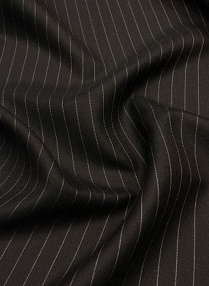 Костюмная (н) черно-белая полоска - в интернет-магазине тканей Тессутидея арт. 05-2680