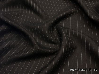 Костюмная (н) черно-белая полоска - итальянские ткани Тессутидея арт. 05-2680