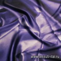 Шелк атлас (н) бело-сине-фиолетовое деграде - итальянские ткани Тессутидея арт. 10-3594