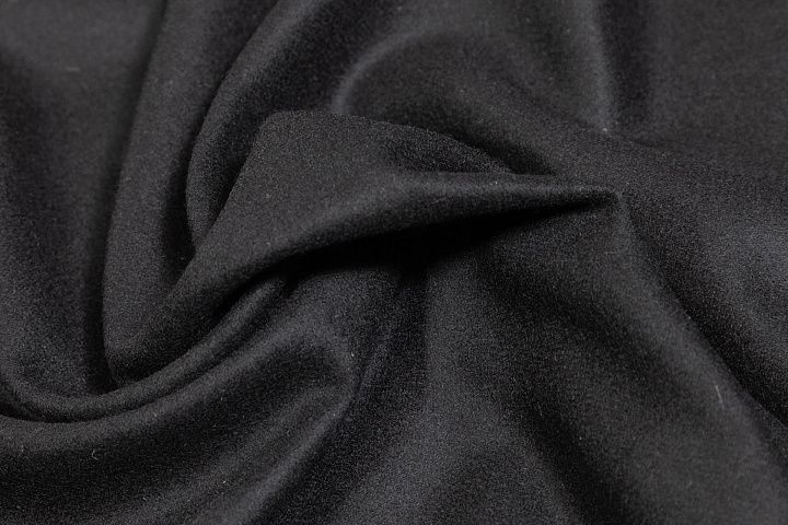 Костюмная кашемир (о) черная - итальянские ткани Тессутидея арт. 05-4855