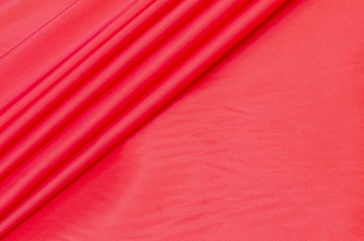 Подкладочная стрейч (о) брусничная - итальянские ткани Тессутидея арт. 08-0897