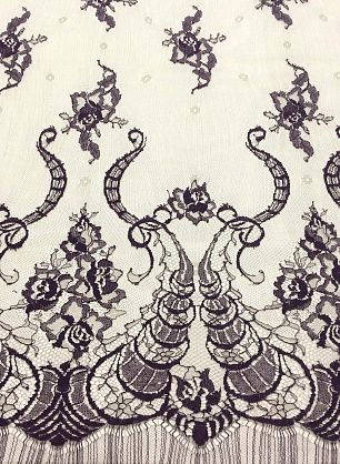 Кружево (н) серо-фиолетовое Solstiss - в интернет-магазине тканей Тессутидея арт. 03-5066