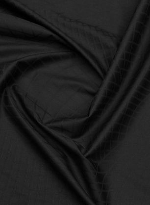 Хлопок стрейч (н) черный рисунок на черном - в интернет-магазине тканей Тессутидея арт. 01-7851