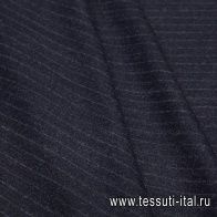 Костюмная стрейч (н) черно-серая полоска - итальянские ткани Тессутидея арт. 05-2670
