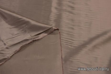 Подкладочная вискоза (о) светло-коричневая - итальянские ткани Тессутидея арт. 08-1213