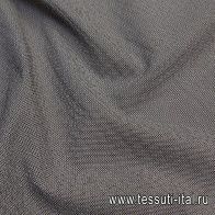 Сорочечная крэш (н) коричнево-бело-зеленый мелкий геометрический принт - итальянские ткани Тессутидея арт. 01-6072
