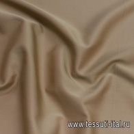 Хлопок с шелком костюмный (о) светло-коричневый - итальянские ткани Тессутидея арт. 01-6839