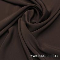 Шелк кади (о) горький шоколад - итальянские ткани Тессутидея арт. 10-3544