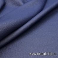 Плательная двухслойная (о) синяя/айвори - итальянские ткани Тессутидея арт. 03-5454