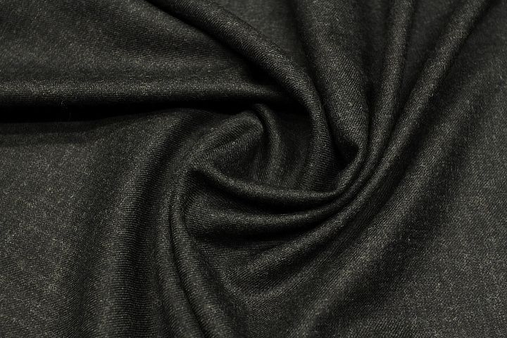 Костюмная (о) темно-серая меланж - итальянские ткани Тессутидея арт. 05-4549