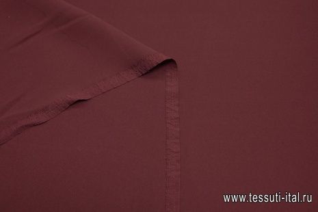 Шелк кади (о) бордово-коричневый - итальянские ткани Тессутидея арт. 10-2050