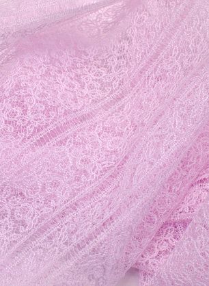 Кружевное полотно (о) розово-сиреневое Ermanno Scervino - в интернет-магазине тканей Тессутидея арт. 03-5733
