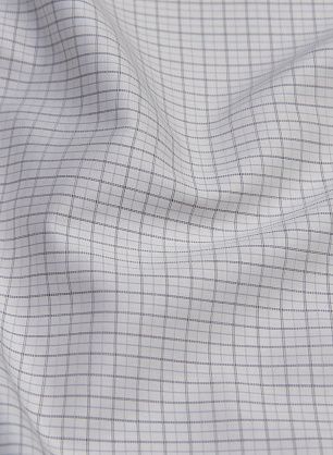 Сорочечная (н) бело-серая клетка - в интернет-магазине тканей Тессутидея арт. 01-6129