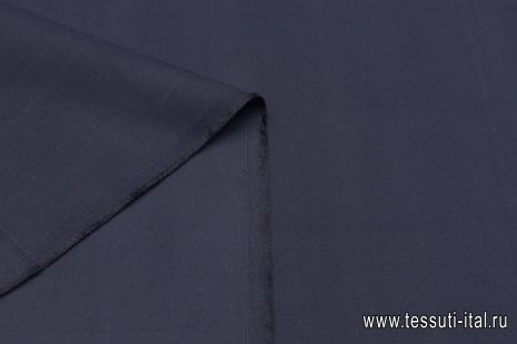 Хлопок костюмный (о) темно-синий - итальянские ткани Тессутидея арт. 01-6980