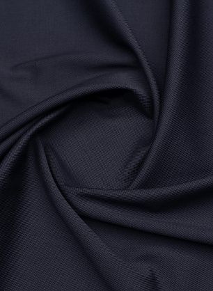 Хлопок пике стрейч (о) темно-синий - в интернет-магазине тканей Тессутидея арт. 01-7636