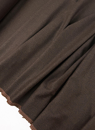 Костюмная шерсть (н) коричневая стилизованная елочка - в интернет-магазине тканей Тессутидея арт. 05-5372