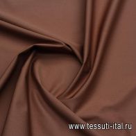 Хлопок стрейч (о) какао - итальянские ткани Тессутидея арт. 01-7616
