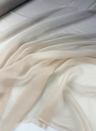 Шифон деграде (о) серо-бежевый - в интернет-магазине тканей Тессутидея арт. 10-5100