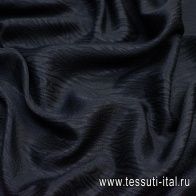 Шелк жаккард (о) черный  - итальянские ткани Тессутидея арт. 10-0692
