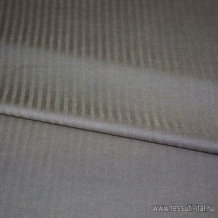 Костюмная полоска (н) хаки - итальянские ткани Тессутидея арт. 05-1991