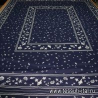 Гобелен купон (1,8) (н) ракушки на синем - итальянские ткани Тессутидея арт. 03-3352